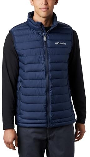 Columbia Powder Lite 2 Vest, Chaleco Acolchado Hombre, Collegiate Navy, M