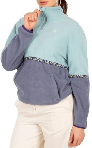 IRIEDAILY Holina Fleece Troyer, recyceltes Material, Slate, M