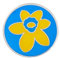 Marie Curie Lot de 10 pin's caritatifs avec logo jonquille, Laiton