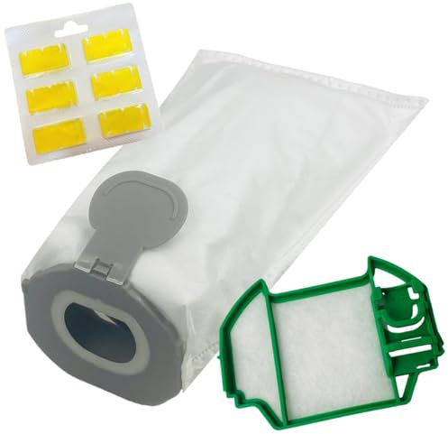 JaTop 6 Staubsaugerbeutel Vlies geeignet für Vorwerk Kobold VK7 inkl. Motorfilter, Duft