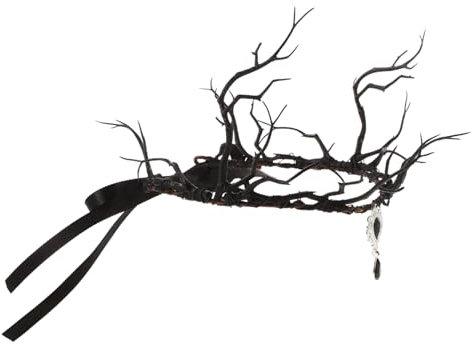 OSOLADY Flower Headpiece Aus Zweigen Und Blumen Gothic Antler Für Halloween Festivals Und Cosplay Handgefertigter Kopfschmuck Für Damen Und Mädchen