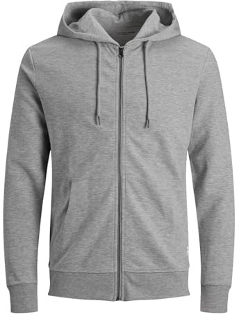 JACK & JONES Sweat à capuche à fermeture éclair Sweat à capuche à fermeture éclair uni, M