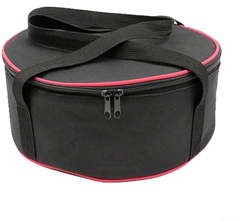 HOHOVYVY Sac à vaisselle d'extérieur, avec poignées de transport, 29 cm, pour assiettes et casseroles, noir, 1