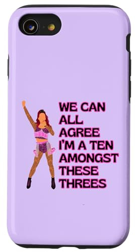 Six Katherine Howard Ten Amongst 3s Queens Musical Theatre Case for iPhone SE (2020) / 7/8