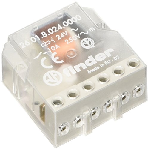 Finder Serie 26 – Relais per interruttore unipolare 1 contatto aperto 24 VAC