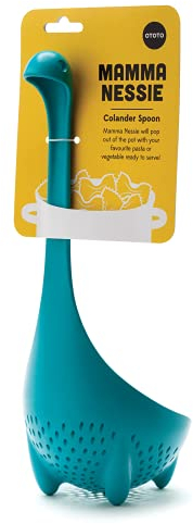 Ototo Mamma Nessie Straining spoon, blue