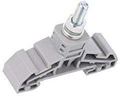 HV M6/1 3049204 Verbinder: Schienen- 35mm2 Wege: 1 Klemmen: 1 Schraubklemme PHOE