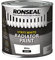 STAY WHITE RADIATOR PAINT Ronseal Stay White Radiator Paint White Gloss