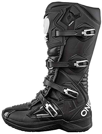 O'NEAL | Stivali Motocross | Enduro Motorcycle | Suola antiscivolo per la massima aderenza, tacco modellato ergonomico, fodera perforata | Stivali RMX | Adulto | Nero | Taglia 47