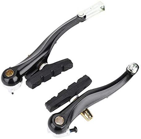Alomejor 1 para V-Brake Set mit Bremsbacken Mountainbike Straight Pull Mechanische Dual-Pivot Brake Set Ersatzteile Zubehör