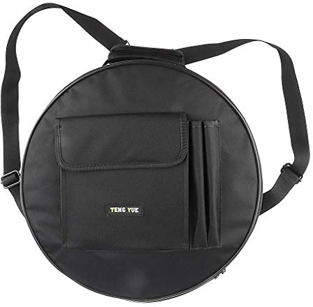 Tubayia Wasserdicht Trommel Rucksack Rund Trommeltasche Schutzhülle Instrumente Zubehör (M)