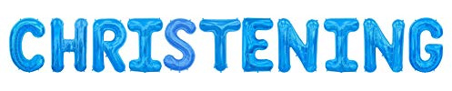 Toyland® 16 Christening Balloons - Air Fill Only - Blue