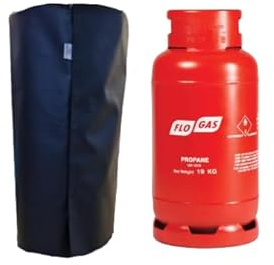 Bags and Covers Direct Ltd Insulated Thermal 19kg Gas Bottle Cover (Black)