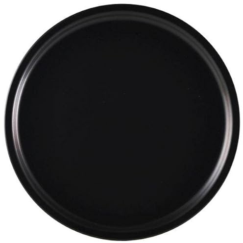 Luna Black Stoneware Pizza Plate 33cm - Pack of 3