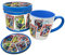 Pyramid International Marvel Comics Mug and Coaster Gift tin Set Collectors Cards Official One Size