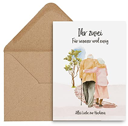 Nastami Glückwunschkarte Hochzeit Spaziergang Karte Hochzeit Grußkarte Hochzeit Geschenk