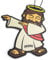 1x lustiger Jesus Auto Duftbaum Dabbing Jesus | Duft fürs Auto in Jesus Form | Lufterfrischer Aroma Autoduft Duftspender