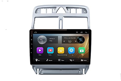 Sat Nav Autoradio Stéréo pour Peugeot 307 307CC 307SW 2002-2013 AutoRadio RDS Audio Mp3 2Din Android 9.0 2GB RAM Autoradio Multimédia Lecteur Vidéo Poste Radio Voiture