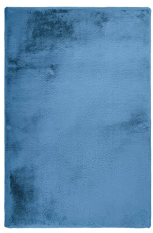 Teppich HEAVEN in Felloptik in verschiedenen Größen und Farben, Farbe:sky blue (hellblau), Größe:120 x 170 cm