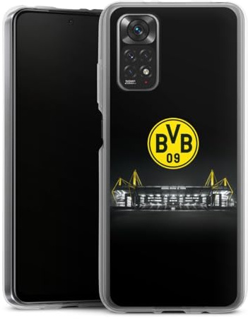 DeinDesign Silikon Hülle kompatibel mit Xiaomi Redmi Note 11 Case transparent Handyhülle BVB Stadion Borussia Dortmund