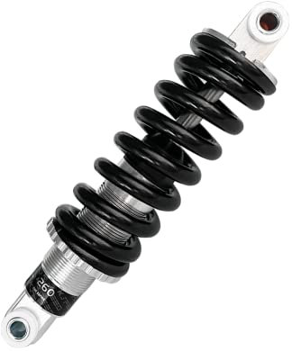 INOKAI Fahrrad Stoßdämpfer,Mountainbike Stoßdämpfer Hinterer Stoßdämpfer Federung Stoßdämpfer Feder Langlebig MTB Fahrrad Mountainbike 125 150 165 190mm (Color : 24-24-125-850lbs)