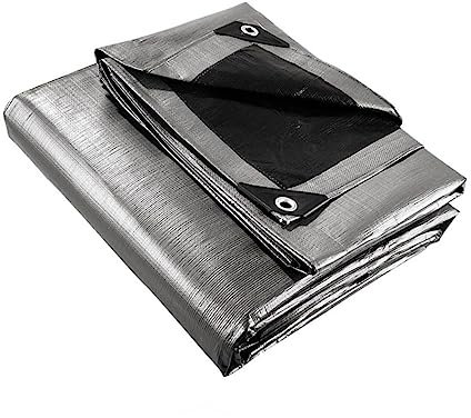 Uonlytech 1pc Thickened Tarpaulin Cover Heavy Duty Sun Protection Tarp for Outdoor Canopy Rain Plant Protection Pe Material and Tear-resistant