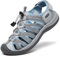 Dannto Sandales Femme Sandales de Randonnée Sandales de Sport d'été Plage pour la Marche(beige,38)