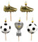 Smiling Faces Party Birthday Cake Candles | Novelty Cake Toppers for Birthday Cake Decor and Parties - Football Footballers Football Boots