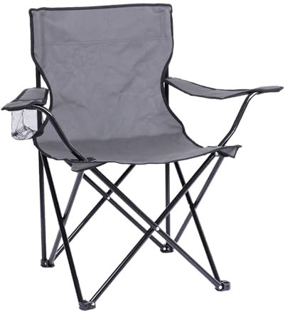 Fauteuil de Camping - Gris Anthracite