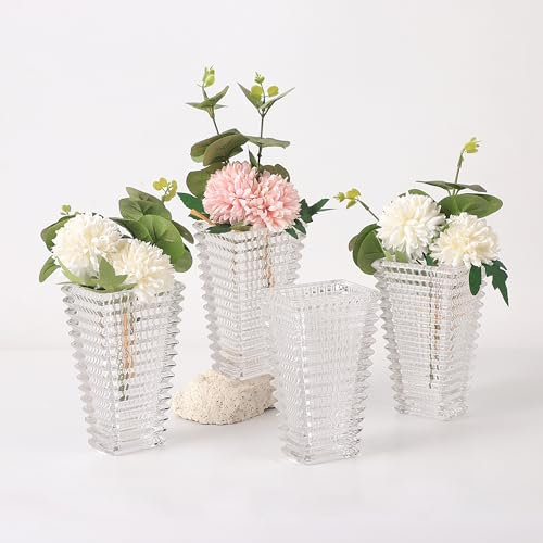 Kristallvase 4, transparent