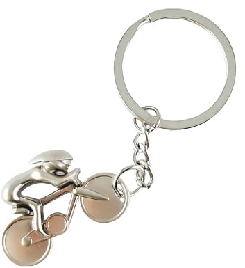 KuqitsBai Metall-Schlüsselanhänger mit Katze oder Hund Muster, Schlüsselring Edelstahl Organizer für Unisex