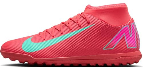 Nike Mixte Superfly 10 Club TF Basket, Ember Glow Aurora Green, 47.5 EU