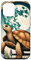 iPhone 14 Cute Box Turtle Illustration Retro art nouveau Case