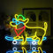 ‎UExnkj-Y Skateboard Hund Neon Schild Dackel Neonschilder Schilder Dimmbare Neon Sign für Wanddekoration, Tier Neon Lichter für Schlafzimmer Tierhandlung Geschenke für Hundeliebhaber