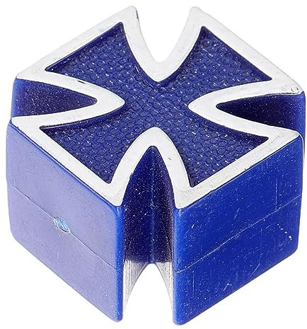 Happyyami Logo Kupferkern Messgerät Blau Dekorativ Reifenkappen Pumpe Abs