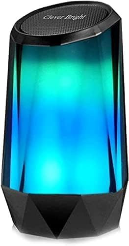 glaury Bluetooth Speaker, HD Stereo Sound,with Cool Dynamic LED Lights, Him Her Man Teens Electronic Gadgets Gifts, for Outdoor Camping Party