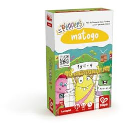 Hape Mormels & Peppers Matogo Lernspiel – 100 Multiplikationskarten ab 7 Jahren | Spielerisch das Einmaleins Lernen | 2 spannende Spielmodi | Fördert Rechenfähigkeit, Logik & Sprachkompetenz