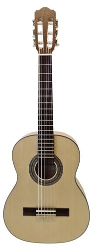 Konzertgitarre 1/2 vollmassiv WoidBua Pro Natura SS100 – massive Fichtendecke & Ahornboden – Kindergitarre für Einsteiger ab 6 Jahren – leichte Bespielbarkeit – ideal für Musikschule & Zuhause