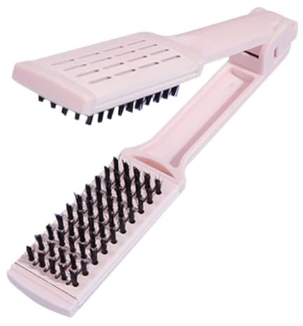 Ipetboom Hair Styling Comb v Shape Hair Straightener Comb Attachment Portable Frizz Control Split Ends Trimmer Professional Styling Tool