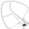 Flex Edge Beater 4.5-5Qt Flat Beater Silicone Bowl Scraper for Kitchen Aid Mixer (Style 2)