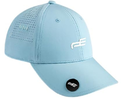 Perfeclan Golfkappe mit Teehalter und Ballmarker, Baseballmütze, lässige, atmungsaktive -Kappe, verstellbar für Golfer, Sommer-Tennis