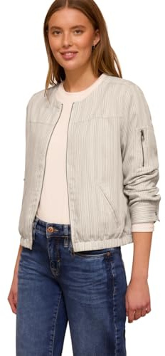 Street One Studio Damen 2117581 Blouson mit Zipper und Streifen (1er Pack)