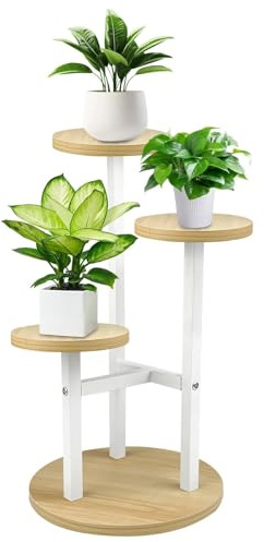 Brysalis Support Plantes Interieur, Porte Plante Interieur, Étagère Plante | Meuble Plantes D'Intérieur, Support pour Plantes, Piedestal pour Plantes, pour Intérieur, Salon, Balcon et Coin