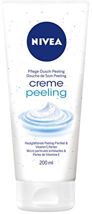 Nivea Cream Peeling Shower Gel with Peeling-Effekt, 2's Pack (2 x 200 ML
