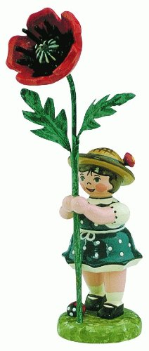 Hubrig BK Mädchen mit Mohnblume