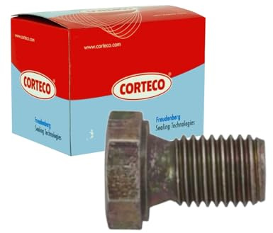Corteco 220115S Verschlussschraube, Ölwanne | 220115S passend für 3 5 6 7 8