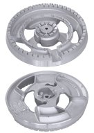 BRUCIATORE TRIPLA ECONOMICO,per cucine a gas