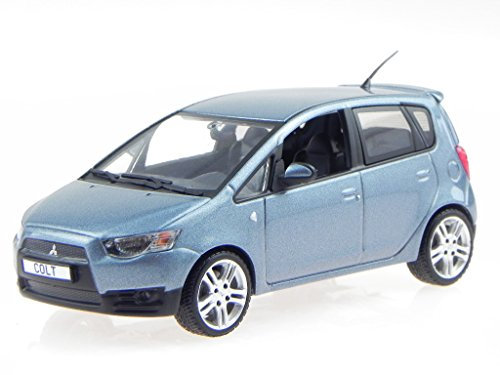 Mitsubishi Colt 5-door 2009 mineral blau Modellauto 15180 Vitesse 1:43
