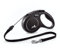 FLEXI® Klassische einziehbare Hundeleine, ergonomisch, langlebig und verhedderungsfrei, für Hunde bis zu 20 kg, 4,8 m, Größe M, Schwarz