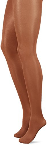Elbeo Damen Da. Tanzstrumpfhose Doppelpack Strumpfhose, 70 DEN, 2er Pack|#2per pack Braun (SKIN 4008), 46 (Herstellergröße: 44-46)